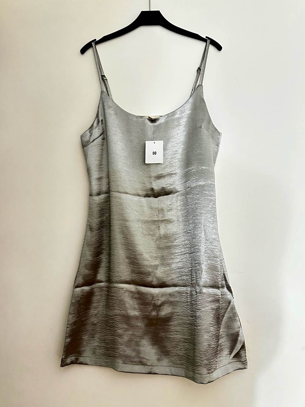 Silence+Noise Mini Dress in Silver